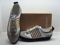 chaussures dsquared hommes new style 2013 cuir six blanc or